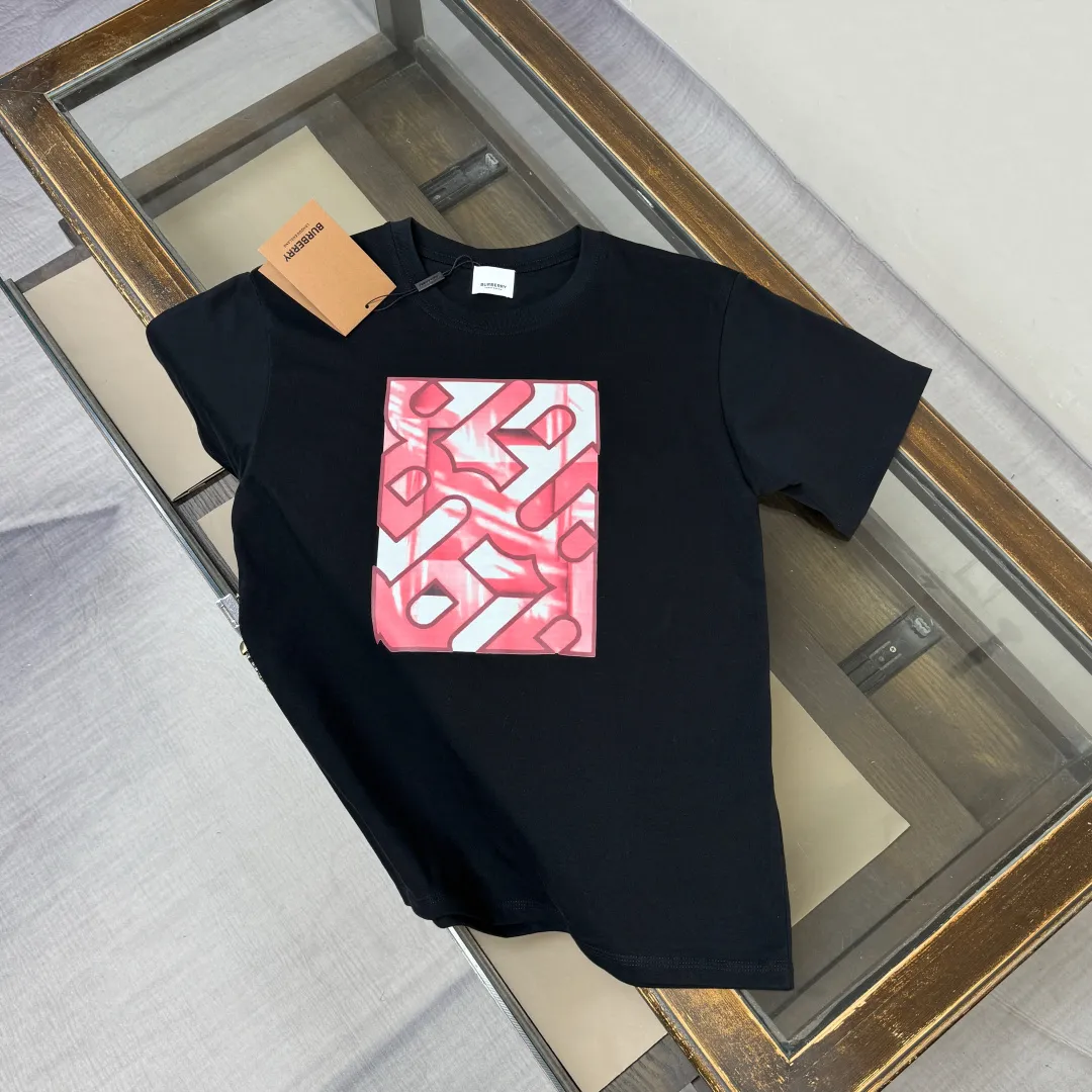 D✨BUR*BERRY 26SS New Arrival T ， Hot Sale， logo ， ， ， ， ， ， ， ， ，Versatile ， ！ ， ， Breathable， ， ！ ：Black White Sizes：M-XXXL（ ！）